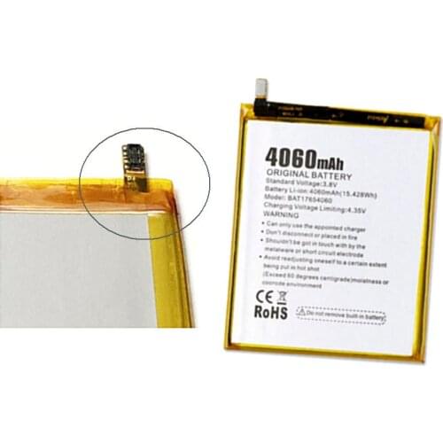 Original BAT17654060 battery 4060mah for Doogee Mix 2 Cellphone batteries
