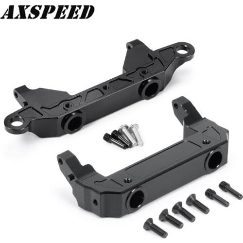 AXSPEED RC Car Front and Rear Bumper Mount for 1/10 RC Crawler Axial SCX10 III AXI03007 Upgrade Parts