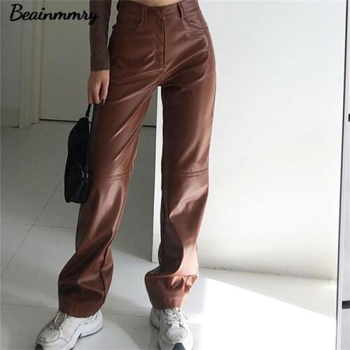 Женские брюки с высокой талией Beainmmry China At AliExpress