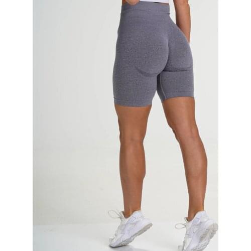 Seamless Gym Shorts Leggings Workout Fitness Women Sports Summer High Waist Short Squat Proof Short Running Legging