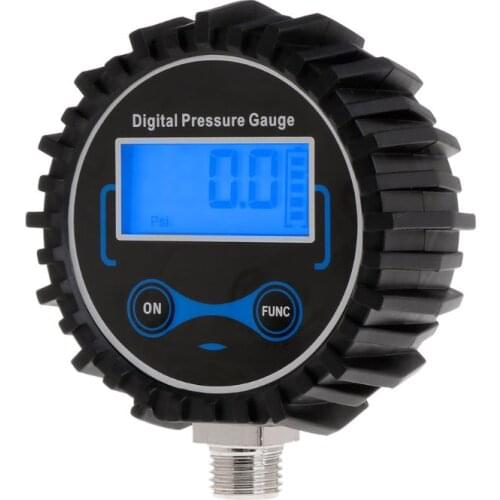 Digital Tire Pressure Gauge Car Truck Auto Motorcycle Tyre Air PSI Meter Pressure Monitor 0-200PSI 1/4" NPT