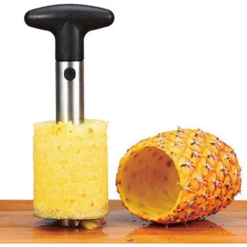 Fruit Tools Stainless Steel Pineapple Peeler Cutter Slicer Corer Peel Core Knife Gadget Kitchen Supplies SN366