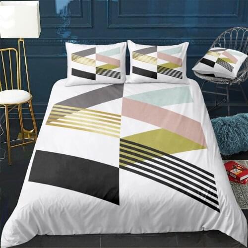 Geometric XIV Bedding Set For Bedroom Soft Bedspreads For Double Bed Home Duvet Cover Quality Quilt Cover+Pillowcasex2