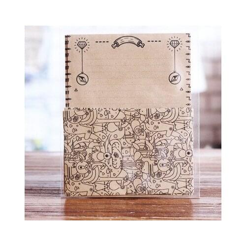 12pcs/Set 4 envelops + 8 writting paper Maze Type envelopes sobres papel letter paper set stationery gift