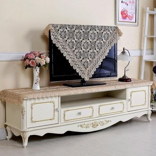 Lace embroidery cloth water-soluble cloth table cloth cloth fabric tea table cloth empty embroidery table flag series can be