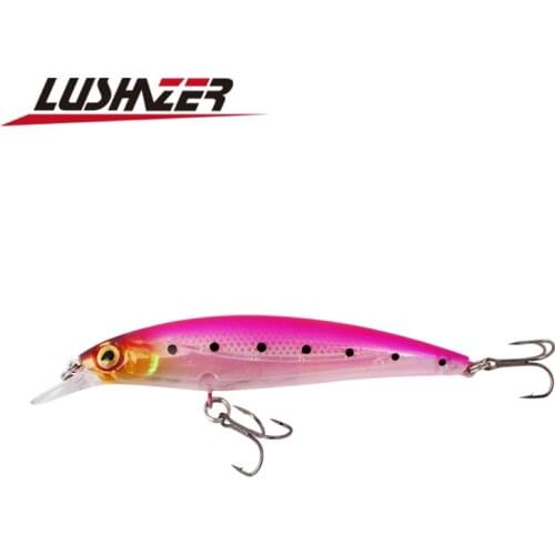 LUSHAZER fishing hard minnow 13g 11cm isca artificial crank plastic hard bait fish wobbler cheap China fishing tackles free ship