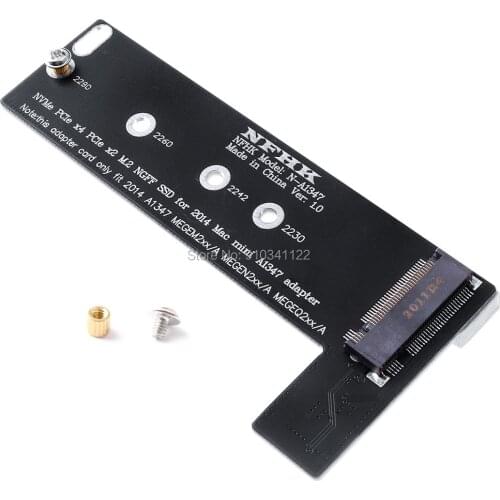 M.2 nvme solid state drive to mac mini 2014 late a1347 SSD adapter card conversion board