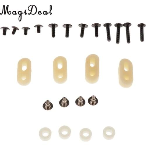 MagiDeal 1 Pack Ice Hockey Helmet Visor Kits Accessories Screws Washers Nuts Hardwares