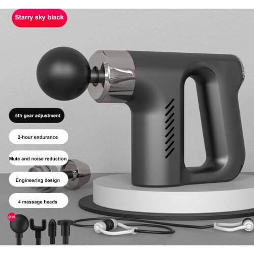 Massage Gun Electric Fascia Gun Deep Muscle Massager Muscle Pain Relief Slimming Shaping Body Relaxation Fitness Equipment TSLM1