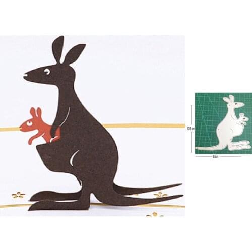 Animals Kangaroo Metal Cutting Dies Stencils dies for DIY Scrapbooking dies Decoration Album Paper Craft dies Embossing Die Cuts