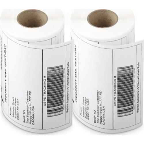 International express Printer Shipping sticker single row 102*152*250 thermal sticker 4"*6" thermal label paper barcode sticker
