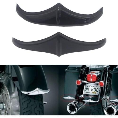 For Harley Street Glides Dyna FLHRSE Road Glides Road King 04-19 ABS Plastic Motorcycle Fairing Front and Rear Fender Tip Case