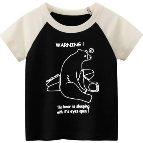 2021 new color cartoon printing childrens t-shirt boys t-shirt kids t-shirt girls t-shirt children clothes baby boy t-shirt
