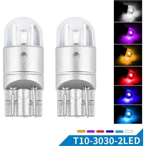 New Car High Quality Led Light T10 3030 2SMD W5W DC12V Car Width Lamp Door Light Reading Light Car Marker Lamp Bulb Accessories
