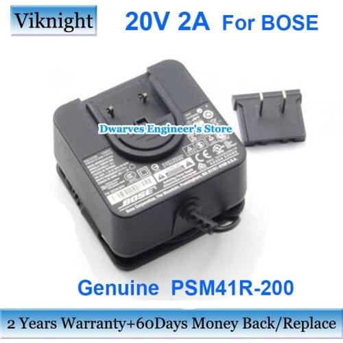 Genuine PSM41R-200 20V 2A 40W AC Adapter Charger For BOSE 352245-0010 Power Supply 5.5 x 2.5mm
