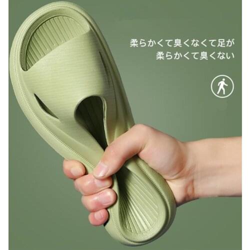 EVA Soft Sole Slippers Men Bathroom Shoes Women Slides Anti-slip Summer Indoor Home Slippers Household Bath Sandals Men Women