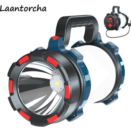 High power led flashlights USB Rechargeable Powerful flashlight With Side Light Outdoor Camping Ultra Bright torch Led flashligh