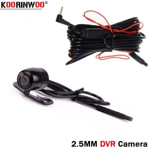 Koorinwoo Full HD Vehicle Dash Cam Car DVR Camera Recorder Security camera For Car DVR Monitor 2.5MM Input Rearview Camera Back