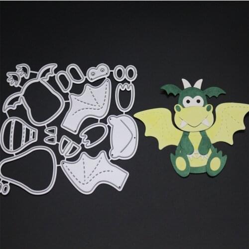 YINISE 1649 DinosauPackage Metal Cutting Dies For Scrapbooking Stencils DIY Album Cards Decoration Embossing Folder Die Cut Cuts