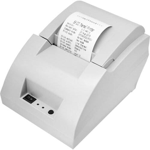 ZJ 5890C Thermal Receipt Printer 203dpi printer mini Ticket POS58mm Thermal Printer USB Interface Restaurant Bill Printer