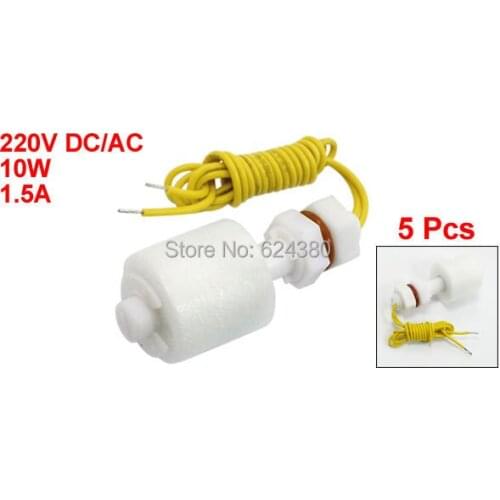 ZP8510 Fish Tank Pool Liquid Water Level Sensor Vertical P.P PP Float Switch Blue x 1 Bag ( 5 Pcs)