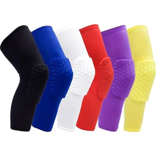 1 piece Breathable Basketball Shooting Sport Safety Kneepad Honeycomb Pad Bumper Brace Kneelet Protective Knee pads rodilleras
