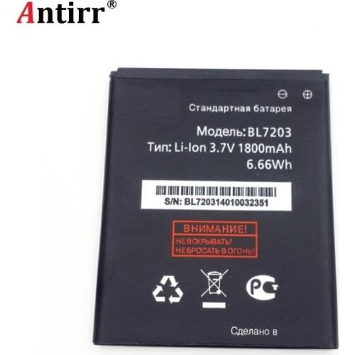 1800mAh BL7203 For Fly IQ4405 IQ4413 IQ 4405 4413 BL7203 Quad Evo Chic 1 Mobile phone battery