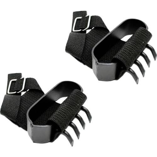 2 Pcs Outdoor Mountain Climbing Hand Claw 4 Toothed Crampon Hooks