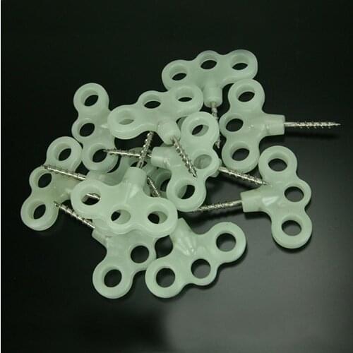 5 Pcs Outdoor Luminous Tent Peg Safety Wind Rope Hook Tent Cord Rope Fastener Outdoor Camping Deck Peg Stainless Steel Tent Hook