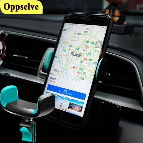 Oppselve Car Phone Holder For iPhone X 8 Adjustable Air Vent Mount Car Holder 360 Degree Rotation Support Mobile Car Phone Stand
