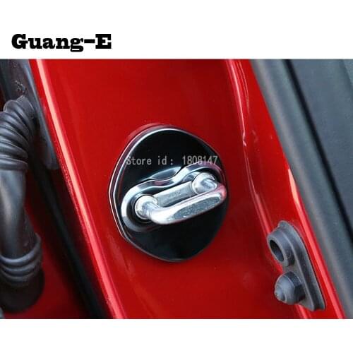 Car Styling Interior Anti Rust Water Proof Door Lock Keys Key Protect Buckle Lamp 4pcs For Mitsubishi Outlander 2016 2017 2018