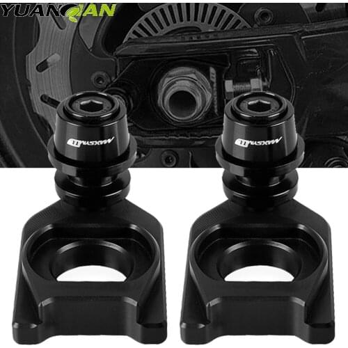 Motorcycle Chain Adjustment Block Swingarm Spools Rear Wheel Sliders Axle Stand Hook Set For SYM MAXSYM TL 500 TL500 2020-2021