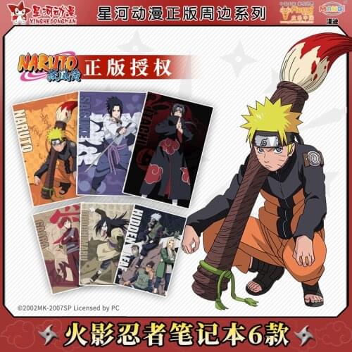 Naruto A5 Notebooks Naruto Uchiha Itachi Gaara School Supplies Japanese Stationery Office Accessories Notepad Cute Gift