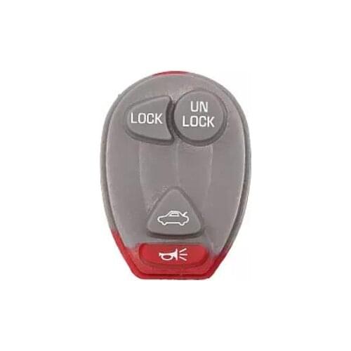 4 Buttons Rubber Button Pad For Buick Regal 4B Car Remote Key Cases Covers