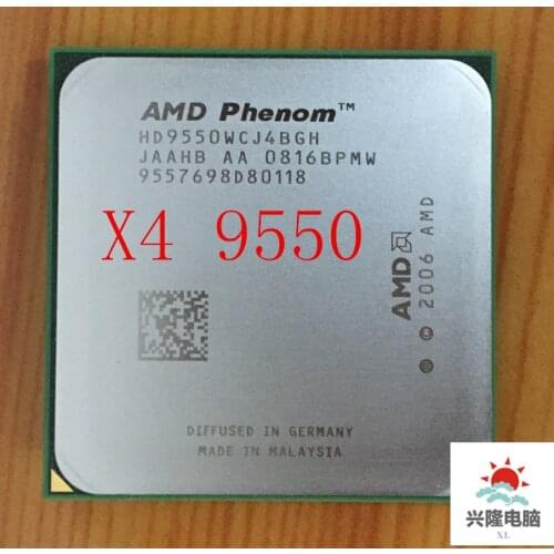 For AMD Phenom X4 9550 CPU Processor Quad-CORE (2.2Ghz/ 2M / 95W / 2000GHz) Socket am2+ 938pin Free Shipping