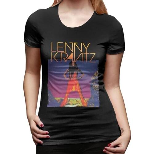 Crottsmills Women with Lenny Kravitz Logo Leisure Short Sleeve Shirts