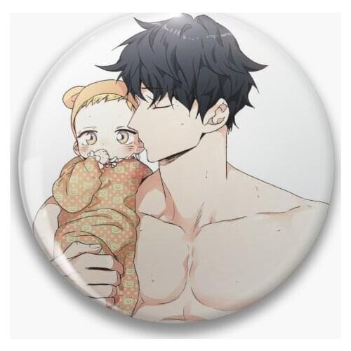 Dojin Park And Byul Park Soft Button Pin Lapel Pin Collar Gift Hat Cute Women Cartoon Funny Brooch Decor Fashion Jewelry Metal