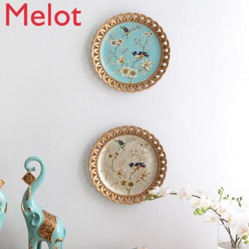 Porcelain Plate for European wall pendant restaurant American decorative plates living room decorations tourist souvenir