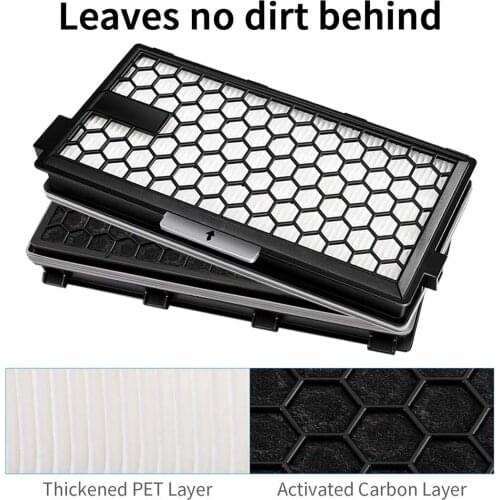 Filters SF-HA50 Vacuum Cleaner Filter Suitable For Miele S5000 S5210 S5211 S5211P Active Air Clean Cat And Dog Pet Allergy