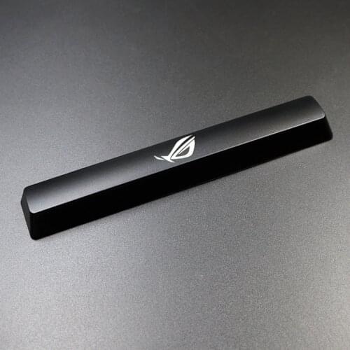 1pcs ABS custom personality backlit ROG keycaps for Ducky Filco gaming mechanical keyboard cherry mx switch 6.25X space key caps