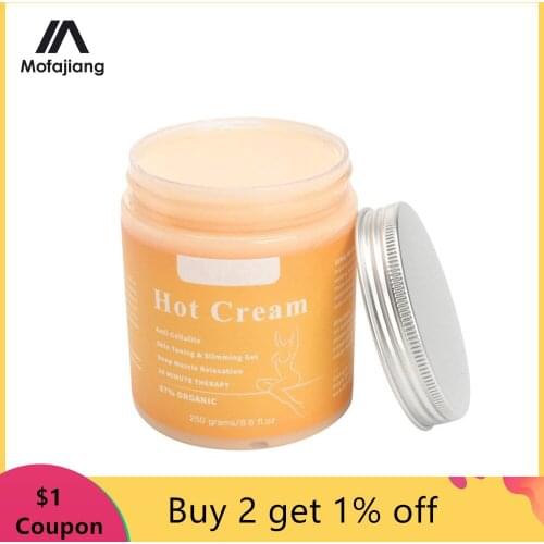 Body Slimming Cream Weight Loss Body Massager 250g Anti Cellulite Hot Cream Fat Burner Gel Massage Tightening Skin Body Shaper