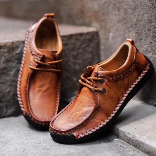 Big Size 38-48 Spring Autumn 2021 Men Shoes Fashion Loafers Men Casual Driving Shoes Soft Moccasins Flats Slip On Footwear Men