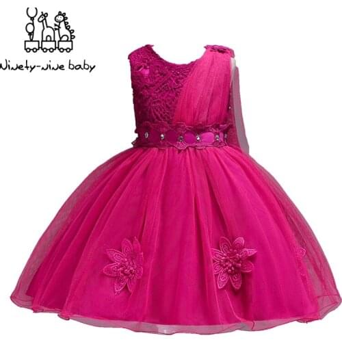 Girls Dress Christmas Elegant Princess Dress Kids Dresses For Girl Costume Children Wedding Party Dress vestido infantil 2-9 Y