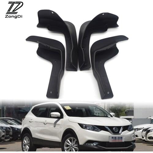 ZD Car Front Rear Mudguards For 2014 2015 2016 2017 Nissan Qashqai J11 Car-styling Mudflaps Accessories Fenders 1Set Mud Flaps