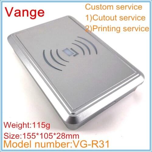 1pcs/lot mould making injection box 155*105*28mm ABS plastic box enclosure case diy for swipe card electronic product