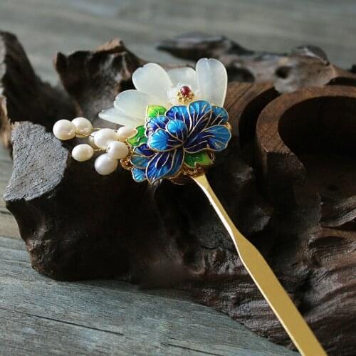 1pcs Hairpin Kanzashi Hair Stick Hair Cosplay for Kimono Hanfu Handwork Prop Decor for Women Girl New Year Gift Collection