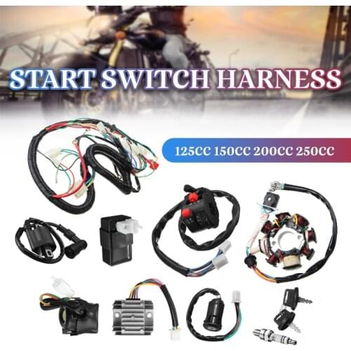 125cc 150cc 200cc 250cc Dirt Bike ATV QUAD ELECTRICS Zongshen Lifan Ducar Razor CDI Wire Harness Stator Assembly Wiring