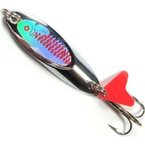 2PCS/Lot Long Shot Fishing Lure Shine Metal Alloy Peche 10g Hard Lure With Sound Slice Wobbler Carp Spinner Gear Bait