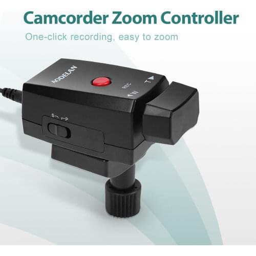 AODELAN Zoom Control Remote Controller for Camcorder Lanc Terminal Tripod Record Zoom Video for Sony NX5C NX3C 190P 150P 198P