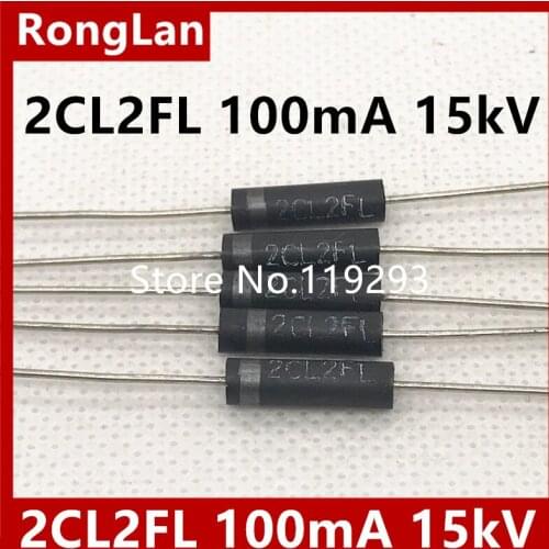 [BELLA] high voltage high voltage diodes 2CL2FL 100mA 15kV high voltage silicon stack--50pcs/lot